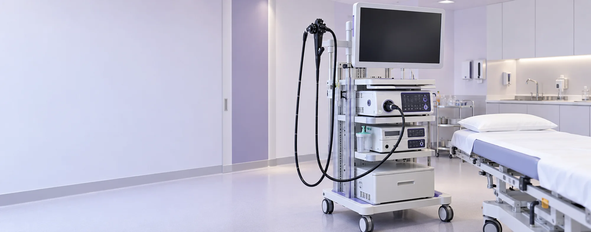 Illustrative video endoscopy suite