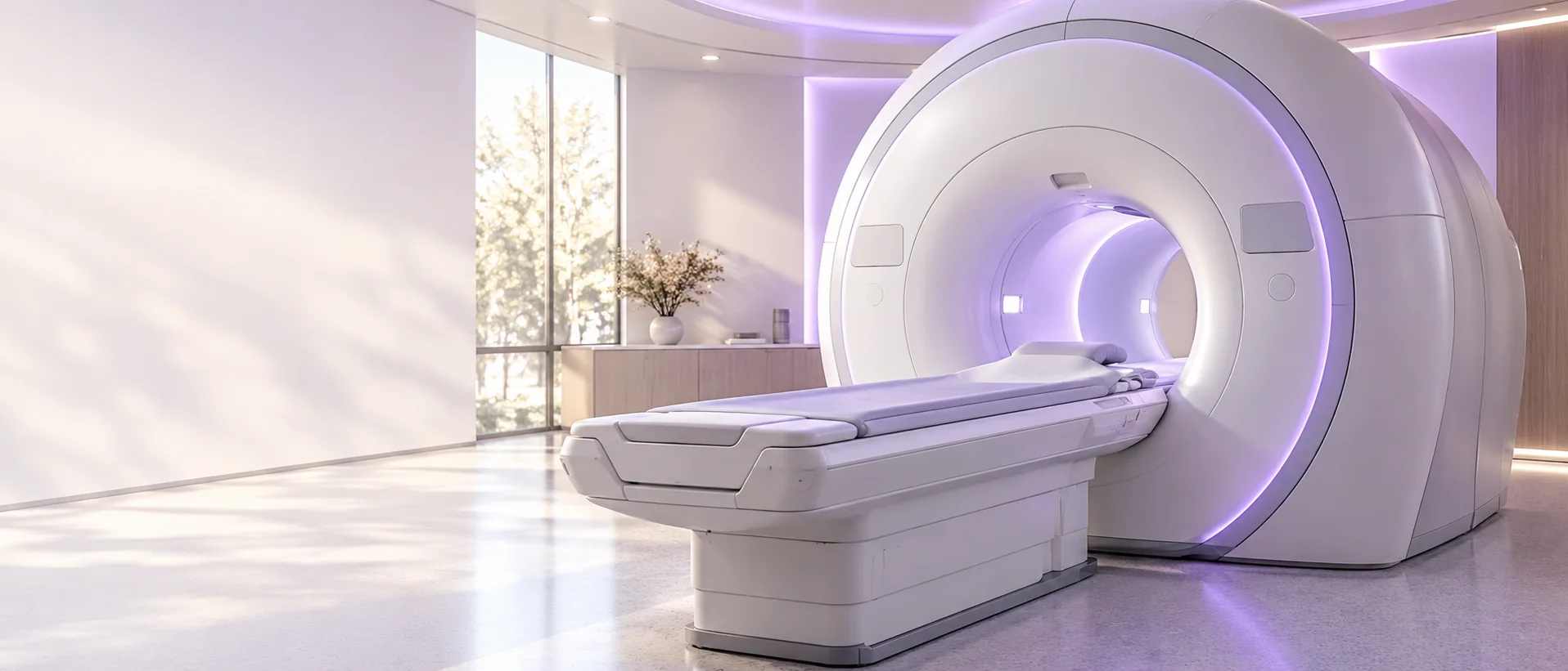 Illustrative MRI scanner suite